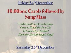 Holy Angels Christmas Mass times