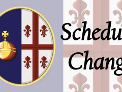 November 5th – 11th – Change to Schedule